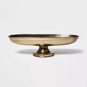 Support à gâteau en aluminium plaqué nickel, support à gâteau de luxe fait à la main de haute qualité, plateau rond décoratif en métal - Product Image 3