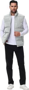 Chaleco Acolchado para Hombre, 100% Poliéster, al Mejor Precio, Ropa Exterior Informal de Invierno, Transpirable, Personalizable, de Alta Calidad, con Cierre y Cuello en V - Product Image 3