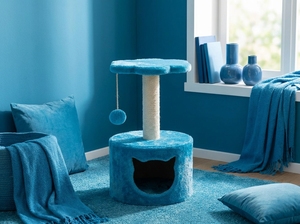 Blue Blossom Petite Cat Retreat con Espíritu Juguetón - Product Image 4