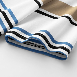 2025 verano tamaño europeo hombres transpirable para Polo camisa de punto de alta calidad con bordado patrón sólido manga corta - Product Image 6