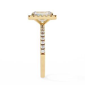 ชุดแหวนเพชร10K 14K 18K สีทองสำหรับผู้หญิงได้รับการรับรองสำหรับงานแต่งงานหรืองานหมั้น - Product Image 5