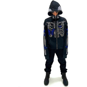 Wholesale Rate Men Rhinestone Tracksuits Latest Style Hot Selling Anti Wrinkle Durable Material Men Rhinestone Tracksuits - Product Image 3