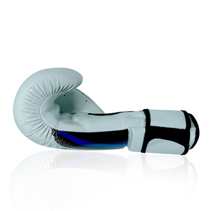 Gants de boxe en PVC de couleur unie neufs, avec fermeture velcro, logo personnalisable, gants de boxe personnalisés pour adultes, gants à lacets - Product Image 3