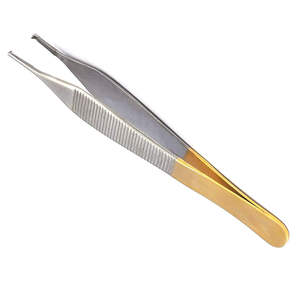 Pinzas de Disección Micro Adson de 12 cm de la Mejor Calidad, 1x2 Dientes, Acero Inoxidable Alemán, Instrumentos Quirúrgicos Manuales de Clase I, Certificación CE - Product Image 4