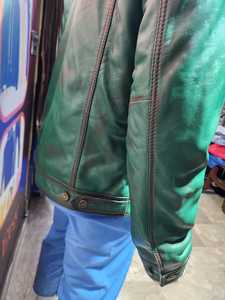 Vestes en cuir personnalisées Mode masculine Vestes en cuir coupe-vent Vestes en cuir de mouton de haute qualité Vêtements de rue - Product Image 4