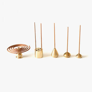 Mini bâton d'encens rond en laiton personnalisé, décoration de luxe, porte-encens en métal/porte-brûleur d'encens à vendre - Product Image 5