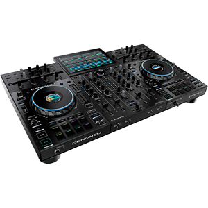 ดีเจคอนโทรลเลอร์แบบสแตนด์อโลน ORIGINAL Demnon DJ PRIME 4 สำหรับสตรีมมิ่ง 4 ช่องสัญญาณ ระดับมืออาชีพ พร้อมเอฟเฟกต์ในตัว สีดำ - Product Image 1