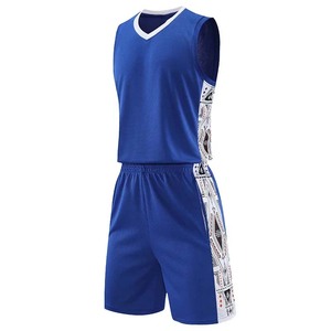 Ensemble de vêtements de sport pour hommes 2 pièces maillots de basket-ball de football imprimés pour l'entraînement physique Bsci combinaison de jogging athlétique - Product Image 6