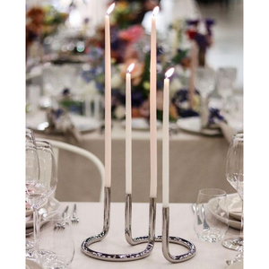 Bougeoir en fer noir de qualité exclusive bougeoir décoratif au design standard au prix le plus bas - Product Image 2