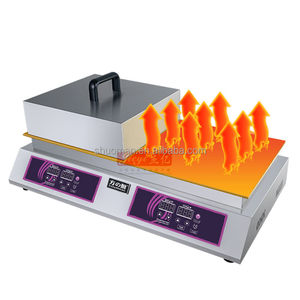 Nouvelle machine à crêpes, gaufres, crème, pâtisserie, gâteau <span class=keywords><strong>au</strong></span> <span class=keywords><strong>fromage</strong></span>, électrique, numérique, en acier inoxydable, simple et double, pour usage commercial - Product Image 2