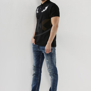 Design personnalisé Vente en gros Évacuation de l'humidité Polo T Shirt Fabricant pakistanais Polo à broderie durable - Product Image 6
