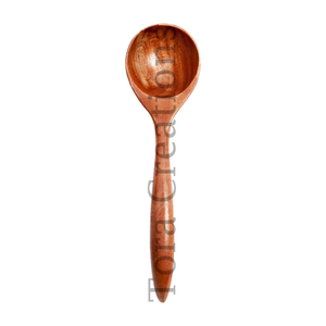 Cuchara de cena de madera de Neem de 7 pulgadas hecha a mano, ecológica y segura para alimentos con acabado Natural, calidad de exportación y sin uso de productos químicos - Product Image 4
