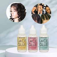 NOUVEAU Lace Glue 38ML Colle adhésive imperméable pour perruques pour cheveux bouclés Lace Wigs Crème Formule Séchage rapide Volume Boosting