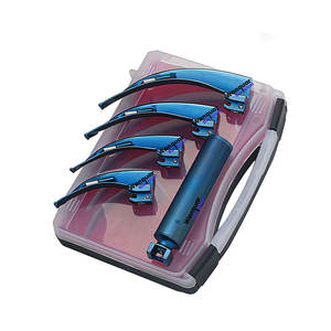Set de Laringoscopio Convencional RVS Macintosh con 4 Hojas de Titanio Color Azul, Producto Superior de Nuestra Producción, Fabricado por Wenquar - Product Image 1