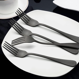 Tenedor de postre negro de Metal de la mejor venta para fruta para restaurante, Hotel o uso doméstico, precio económico a granel para Navidad - Product Image 4