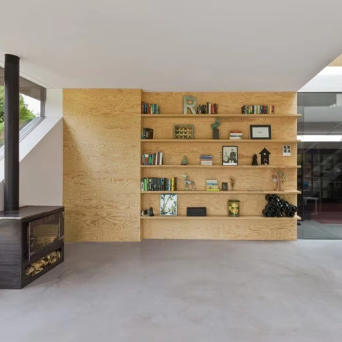 Hot Sale 4ftx8ft Model 9-12-15-18mm E0 Pine Plywood Eco-Friendly Waterproof For Bedroom Living Room Villa Furniture
