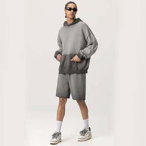 Sudaderas Unisex de Felpa Francesa de Alta Calidad, Lavadas, Vintage, Decoloradas al Sol, con Lavado Ácido, Logotipo Personalizado Bordado al por Mayor - Product Image 2