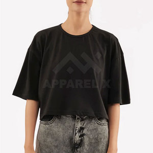Meilleur prix T-shirt court pour femme Coupe confortable T-shirt court pour femme Style décontracté T-shirt court pour femme - Product Image 2