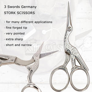 Tijeras de Bordado de Acero Inoxidable, Herramienta de Recorte Detallado para Hilos de Bordado y Trabajos de Puntada - Product Image 2