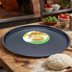CASAMAXWL Pizza Pan 36Cm Diameter Jumbo Size Stainless Steel Oven Safe Model AZ-4251-36 for Pizza Baking - Product Image 4