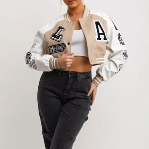 High Quality Custom LOGO Letterman Jackets Wholesale Men Baseball Jackets Winter <b>Clothes</b> Letterman Jackets - Product Image 5