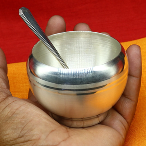 Cuenco y cuchara de acero inoxidable para bebé, cuenco de sopa de acero inoxidable de alta calidad, grueso, duradero, respetuoso con el medio ambiente - Product Image 2