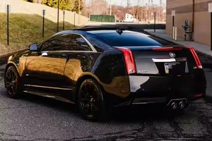 2024 Cadillac CTTS-V купе, популярный автомобиль с кожаными сиденьями в изысканном стиле, левая камера заднего вида - Product Image 3
