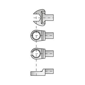Clé à fourche rectangulaire métrique Gedore SE 9x12, produit haute performance - Product Image 3