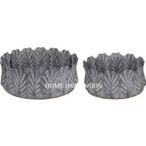 Macetas de Metal Galvanizado Martillado, Diseño Clásico Moderno, Resistentes al Calor, Macetas de Alta Calidad para Decoración de Jardín, Venta al por Mayor - Product Image 1