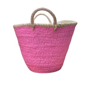 Sac de plage de luxe élégant en paille à sequins, panier marocain, sac fourre-tout tissé pour filles, sac de vacances bohème, couleurs personnalisées B2B - Product Image 4