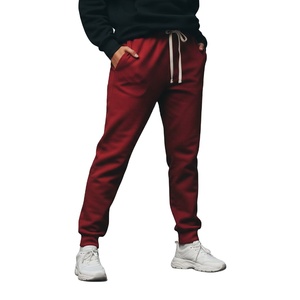 กางเกงวอร์มผู้ชายเอวกลางผ้าฟลีซเนื้อหนัก 345 กรัม คุณภาพสูง ผลิตตามสั่ง ผ้าฝ้ายผสมโพลีเอสเตอร์ มีกระเป๋าและปลายขาจั๊มพ์ - Product Image 6