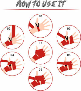 Envolturas de mano de boxeo de neopreno elástico al por mayor con durabilidad mejorada de costura Premium - Product Image 6