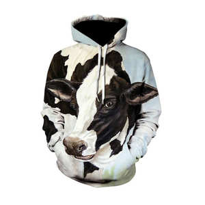 Sweat à capuche pour homme avec motif animal audacieux, en polaire doux, coupe classique, parfait pour l'hiver, confort quotidien, style streetwear distinctif, durable - Product Image 3