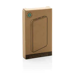 Powerbank Sostenibile da 5.000mAh in Plastica Riciclata, Gadget Promozionale Ecologico - Product Image 3