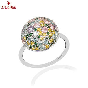 High quality cost effective engagement wedding ring 925 sterling silver multi <b>colour</b> zircon <b>stone</b> rings for ladies and girl - Product Image 1