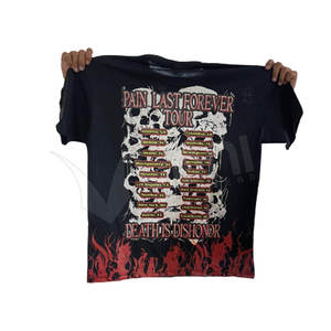 Venta directa de fábrica Camiseta de punto de alta calidad para hombre Algodón Poliéster Ropa duradera con patrón sólido - Product Image 2