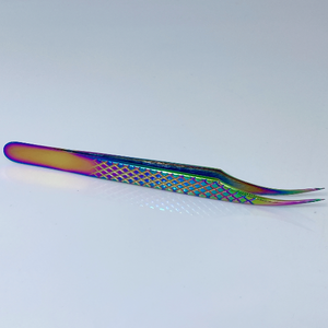 Pince à épiler pour faux cils en acier inoxydable de qualité fine droite et incurvée - Product Image 6
