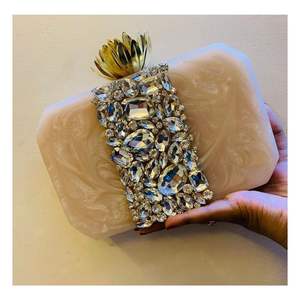 Resin Clutch Bag Statement Clutch <b>Unique</b> <b>Handbag</b> Trendy Accessory Fashionable Resin Bag Stylish Purse Transparent Clutch Modern - Product Image 5