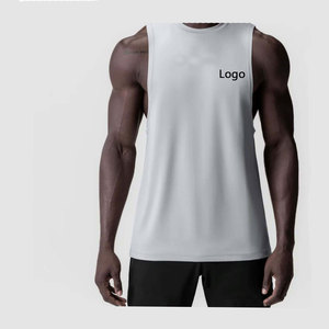 Camiseta sin mangas de calidad superior para hombre, ropa de entrenamiento sin mangas, ropa de calle, chaleco de gimnasio, compresión transpirable de secado rápido para correr - Product Image 6