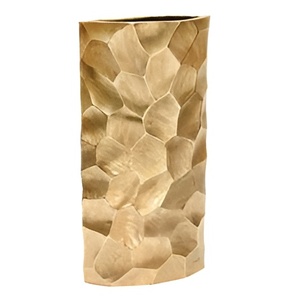 Modern Shiny Polished Metal Plated Table <b>Vase</b> Latest Design for Living Room Interior <b>Decoration</b> Top Tabletop <b>Decorating</b> <b>Vase</b> - Product Image 5