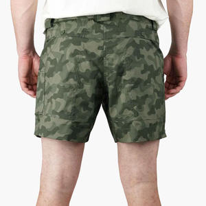 Shorts en toile pour hommes, personnalisés en gros, pour le surf et la pêche - Respirants, séchage rapide, écologiques, décontractés, avec cordon de serrage, taille mi-haute - Product Image 5