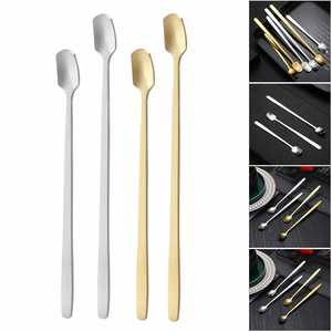 Custom Color Stainless Steel Drink <b>Stirrer</b> Food Safe Drinkware Barware Bar Set Long Handle PVD Coated Gold Bar Accessory Mixing - Product Image 3