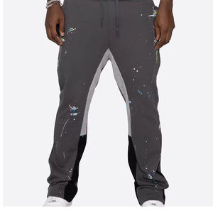 Pantalones de Campana para Hombre, Estilo Retro Moderno con Abertura Ancha en las Piernas para un Estilo Urbano Informal - Product Image 5