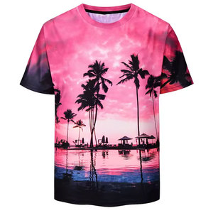 Custom Logo Cotton Polyester Plain T-Shirt for Men New Design Casual Short Sleeve Style Solid Pattern Knitted <b>Fabric</b> Made - Product Image 2