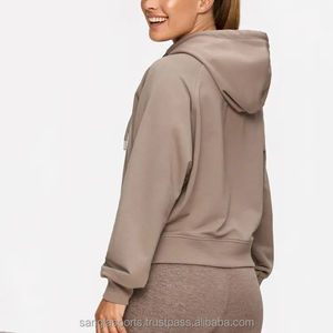 Sweat à capuche unisexe surdimensionné 100% coton personnalisable pull uni broderie logo imprimé col à capuche survêtement long motif 3D - Product Image 5