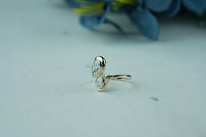 Bague en diamant de laboratoire de luxe taille poire VS1 clarté IGI SGL certifié or rose or argent fournisseur en gros - Product Image 6