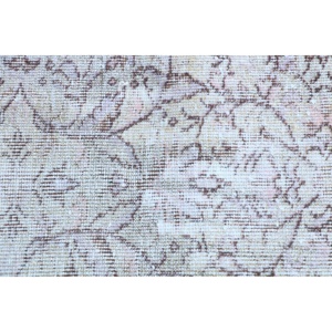 พรมวิ่งสไตล์วินเทจจากตุรกี ขนาด 2.3x9.6 ฟุต สีขาวน้ำตาลลายพราง ทำจากขนสัตว์ - Product Image 5