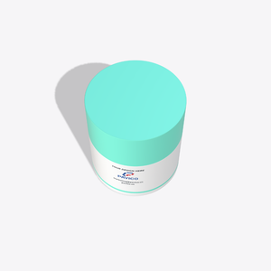 Double pot vide en plastique de 1oz 30g d'épaisseur PET cosmétique givré bleu crème de soin de la peau couvercle Vietnam Phu Tho Pavico ISO 9001 - Product Image 2