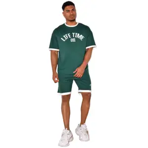 Erkek yaz eşofman takımı Joger pantolon spor salonu eğitim spor erkekler için/boy t shirt seti