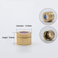 Nouveau pour QBH : Capuchon de protection en cristal doré/argenté 1064 nm pour câble de fibre optique de source laser de soudage et de découpe